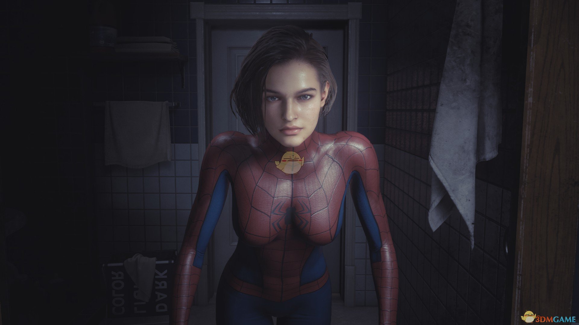 《生化危机3：重制版》蜘蛛侠紧身衣服饰MOD