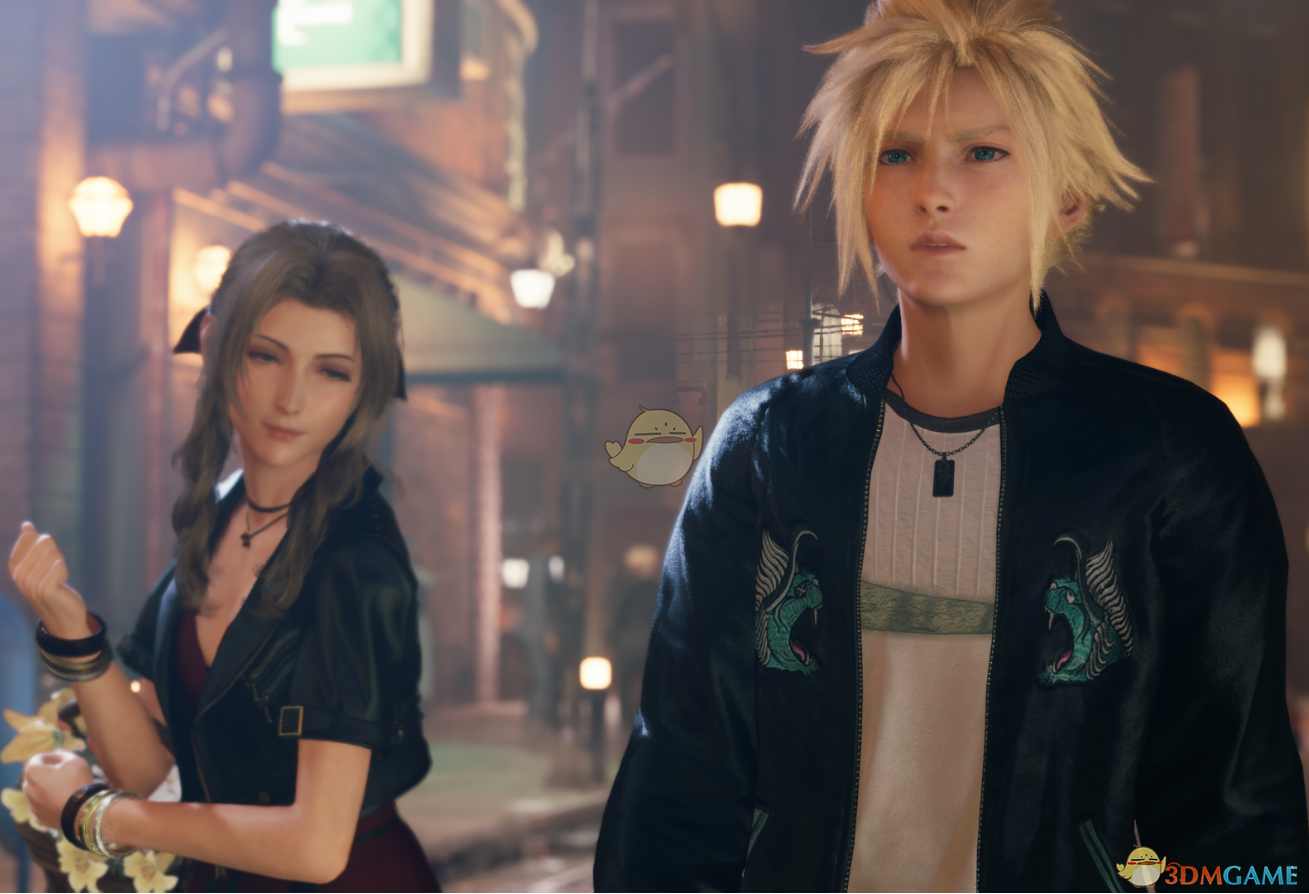 《最终幻想7：重制版》穿巨兽夹克的克劳德MOD