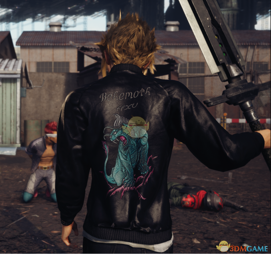 《最终幻想7：重制版》穿巨兽夹克的克劳德MOD