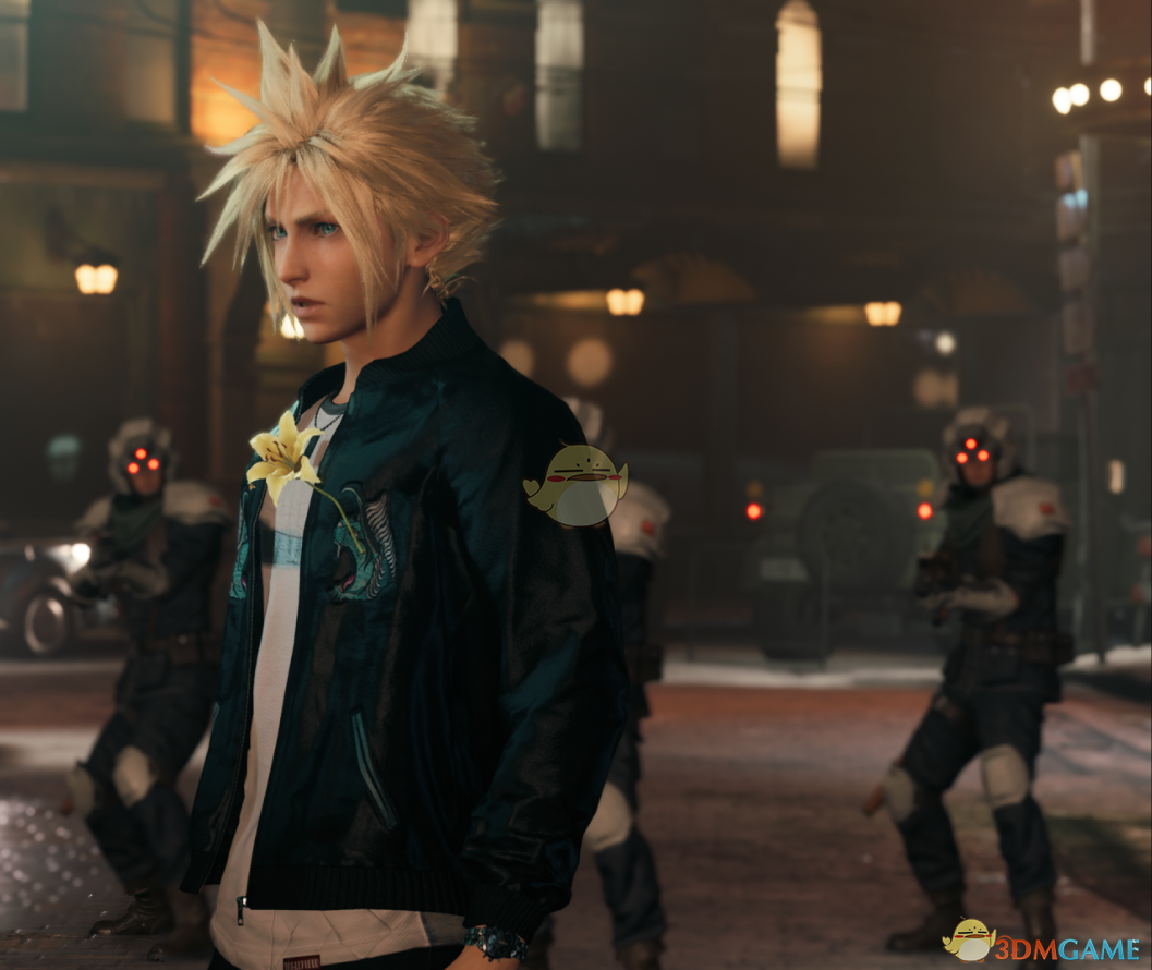 《最终幻想7：重制版》穿巨兽夹克的克劳德MOD