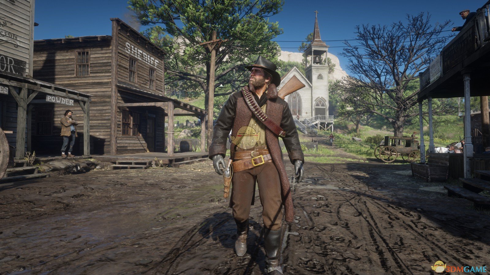 《荒野大镖客2》重新纹理枪手和冬季枪手外套MOD