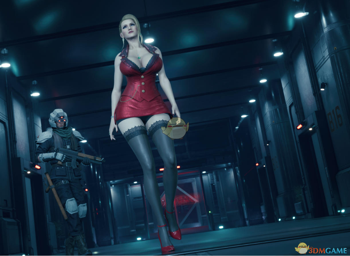 《最终幻想7：重制版》更曲线的斯嘉莱特裙版MOD