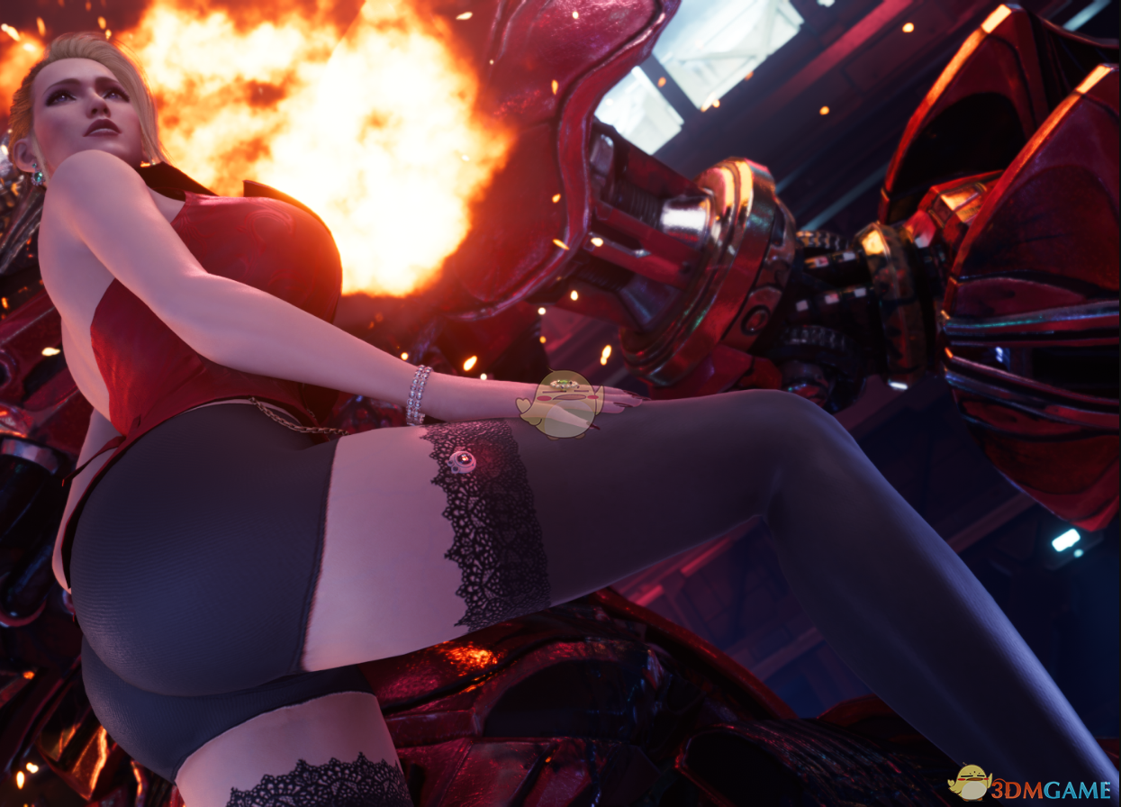 《最终幻想7：重制版》更曲线的斯嘉莱特合集MOD