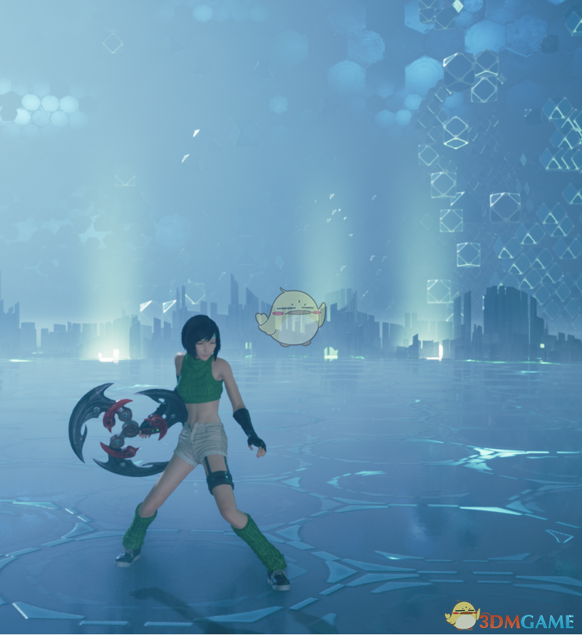 《最终幻想7：重制版》尤菲的黄色斗篷和绿色去除护肩服装MOD