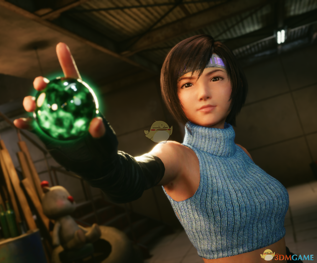 《最终幻想7：重制版》尤菲的蓝色斗篷和去除护肩服装合集MOD