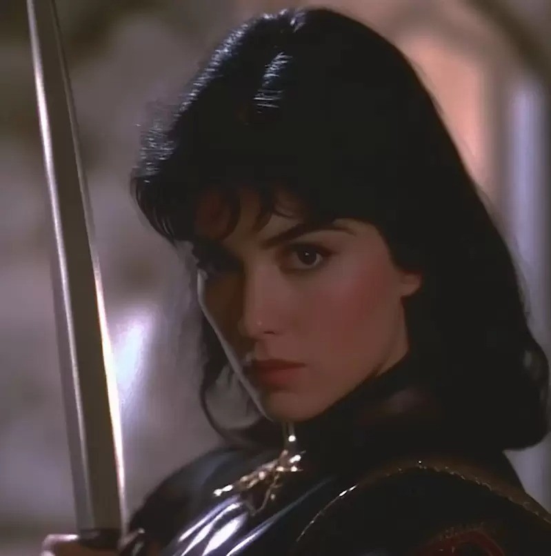 AI生成《暗黑2》80年代电影画风角色 女角太美丽
