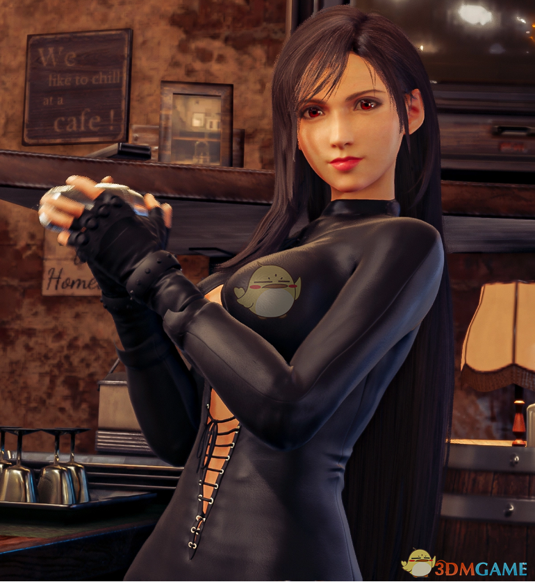 《最终幻想7：重制版》穿黑色连体皮衣的蒂法合集MOD