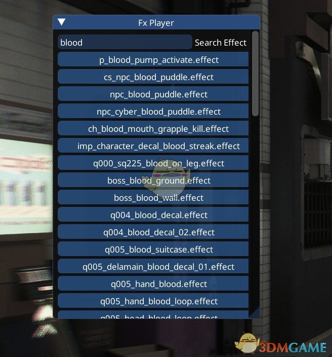 《赛博朋克2077》开发工具-FxPlayerMOD