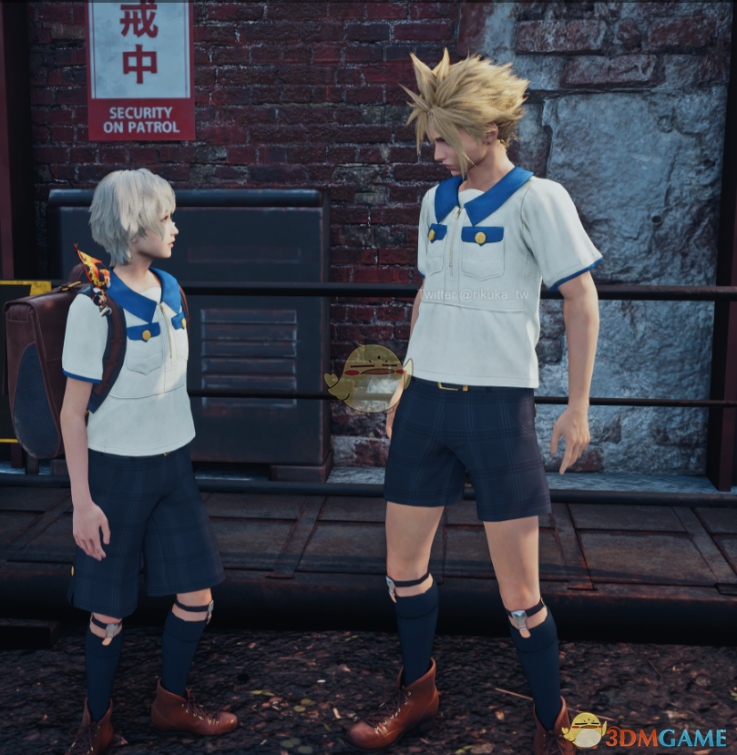 《最终幻想7：重制版》小学生克劳德MOD