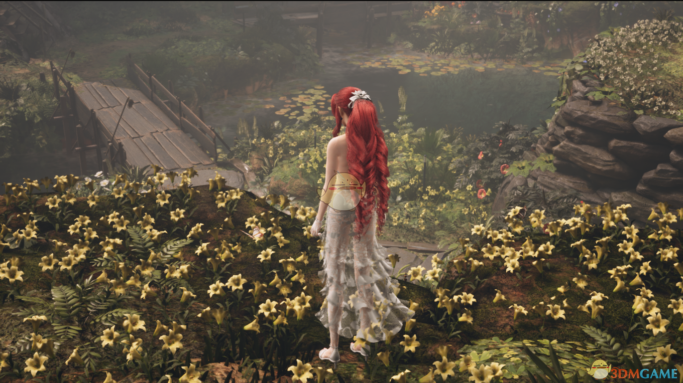 《最终幻想7：重制版》穿红色性感镂空长裙的爱丽丝MOD