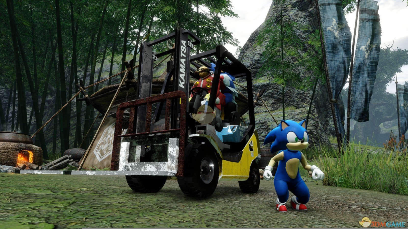 《怪物猎人：崛起》牙猎犬叉车外观MOD