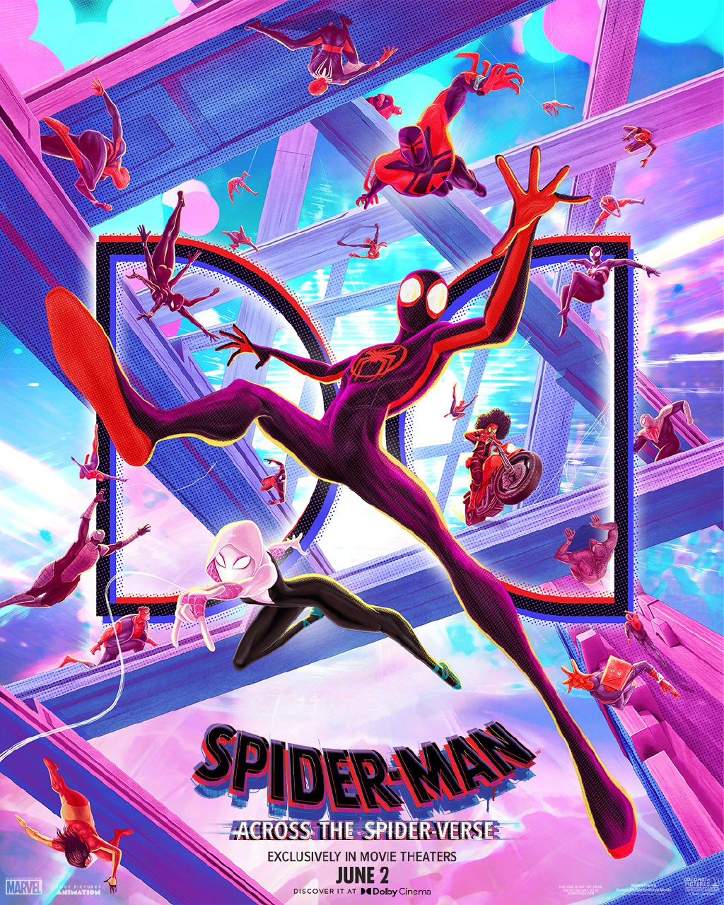 《蜘蛛侠：纵横宇宙》发布全新IMAX和杜比海报