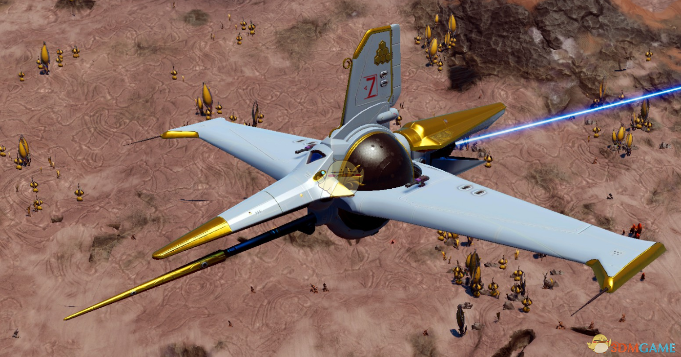 《无人深空》平坦的Y型机翼MOD