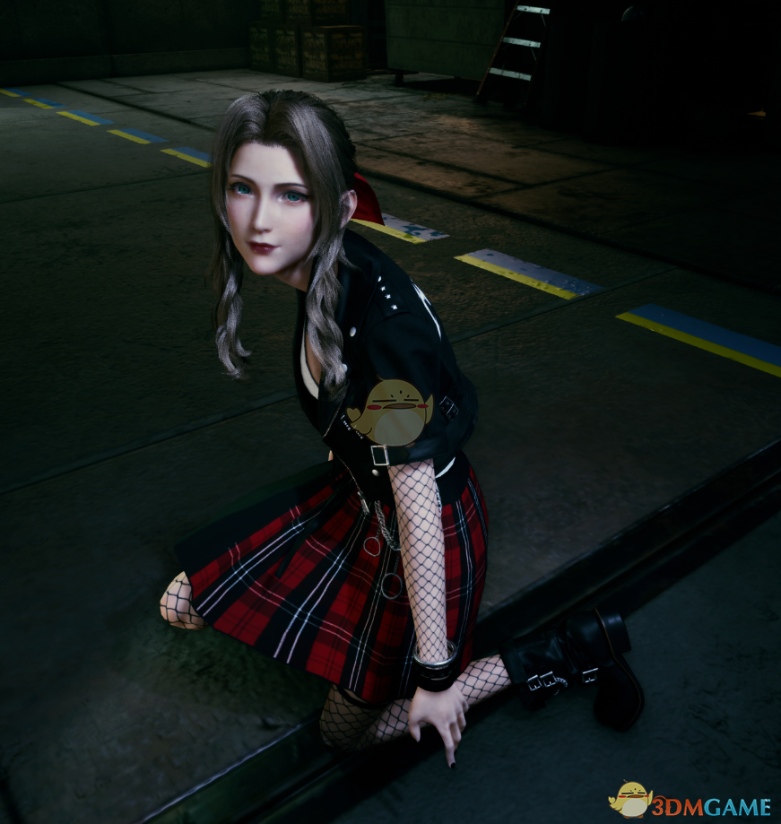《最终幻想7：重制版》穿红色格纹的摇滚少女爱丽丝MOD