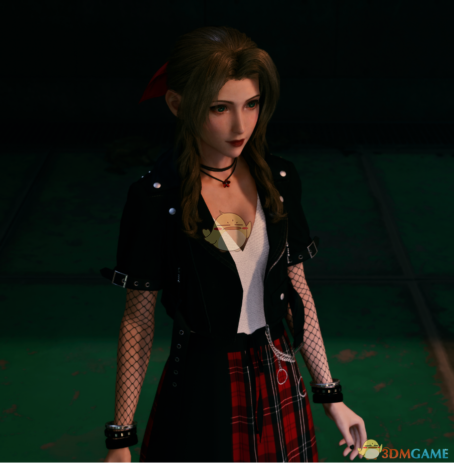 《最终幻想7：重制版》穿红色格纹的摇滚少女爱丽丝MOD