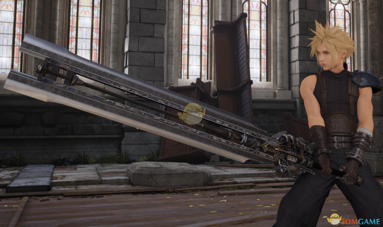 《最终幻想7：重制版》亥伯龙大剑替换米斯鲁里刀MOD