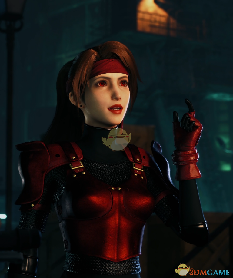 《最终幻想7：重制版》穿红色战甲的杰西合集MOD