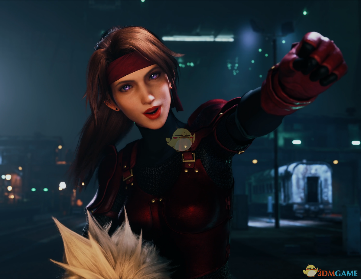 《最终幻想7：重制版》穿红色战甲的杰西合集MOD