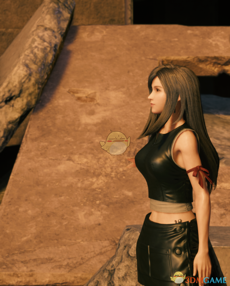 《最终幻想7：重制版》穿圣子降临衣服的红瞳蒂法MOD