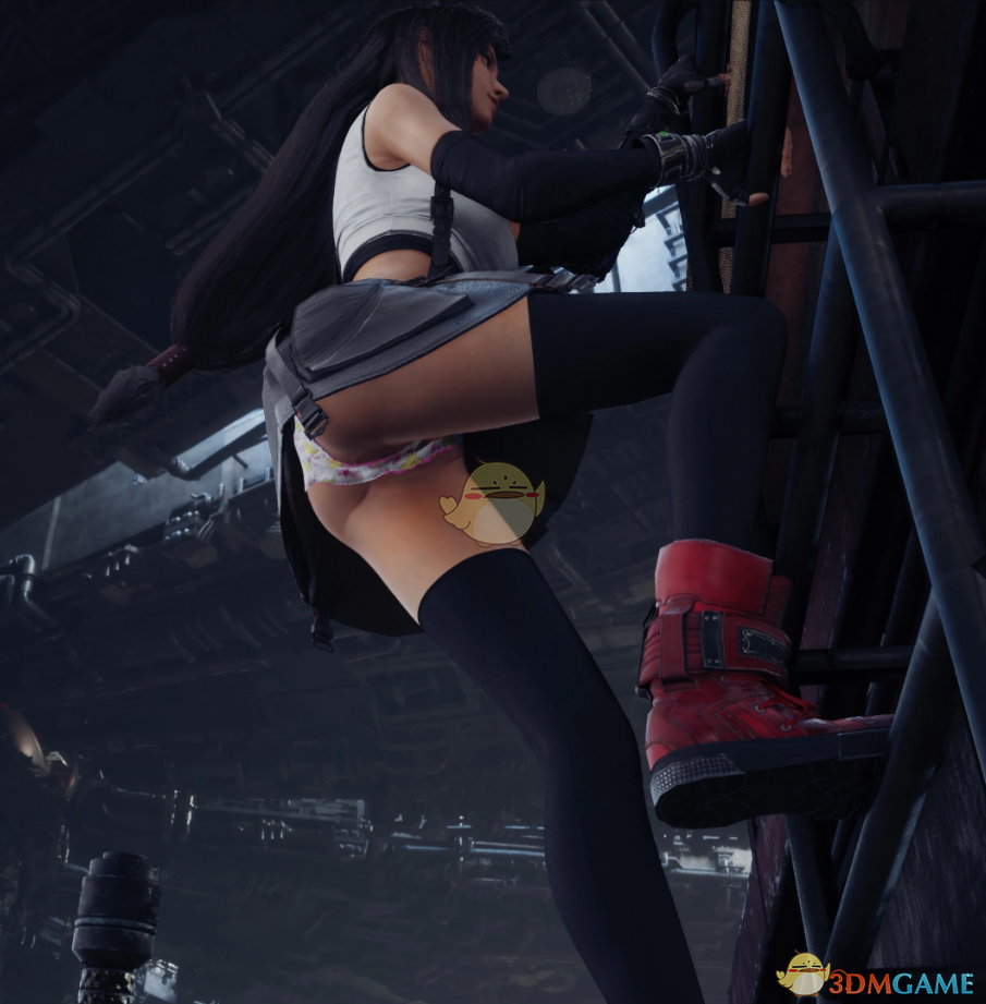 《最终幻想7：重制版》穿卡通蕾丝内裤的蒂法合集MOD