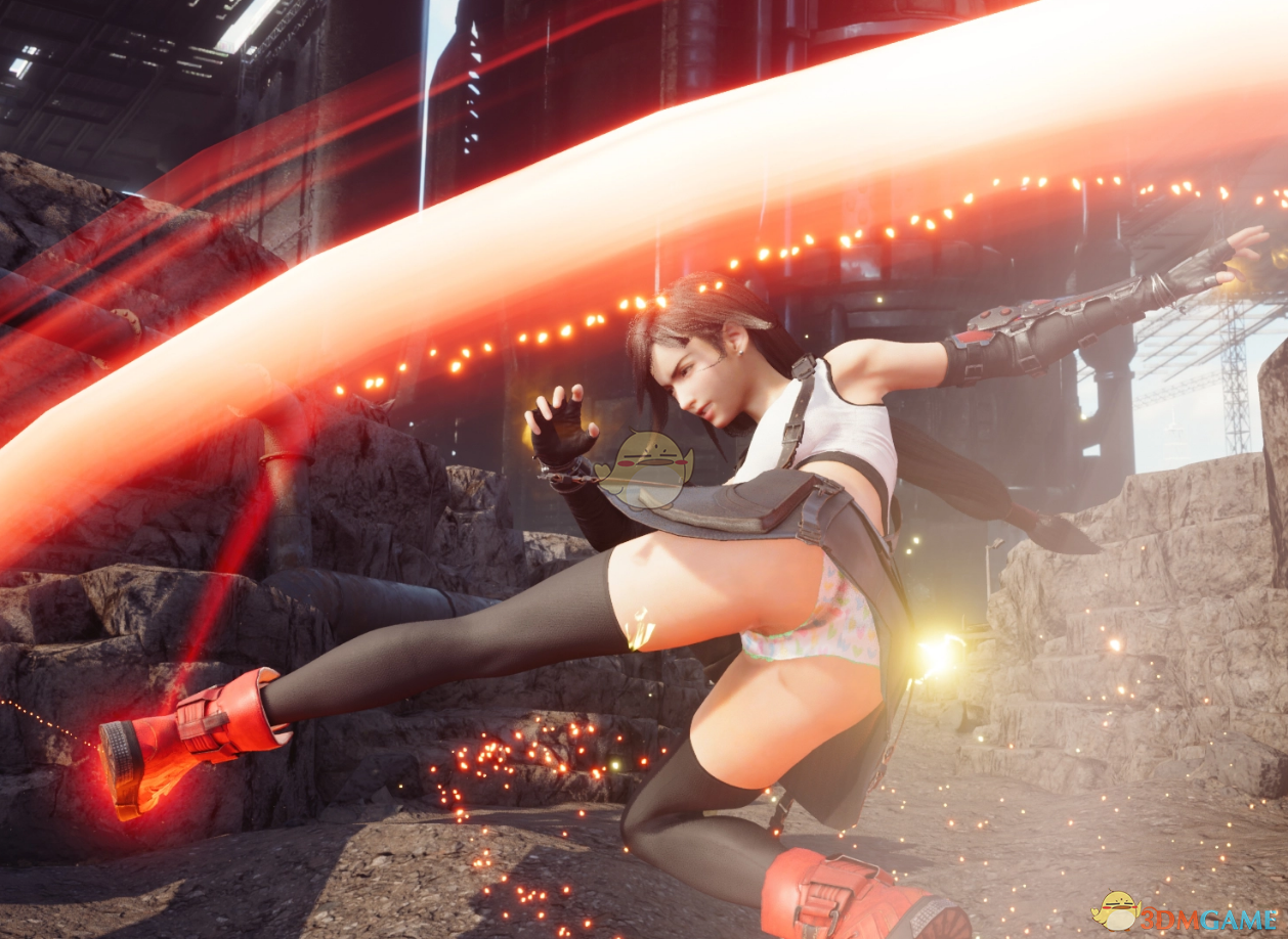 《最终幻想7：重制版》穿卡通蕾丝内裤的蒂法合集MOD