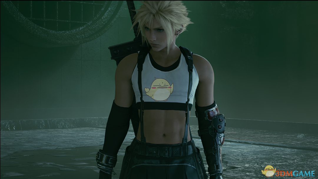 《最终幻想7：重制版》穿蒂法衣服的克劳德MOD