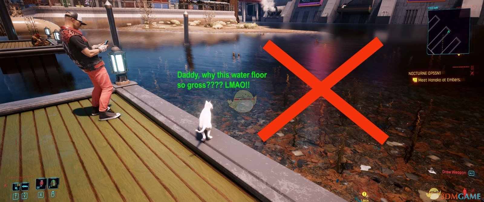 《赛博朋克2077》干净海底MOD