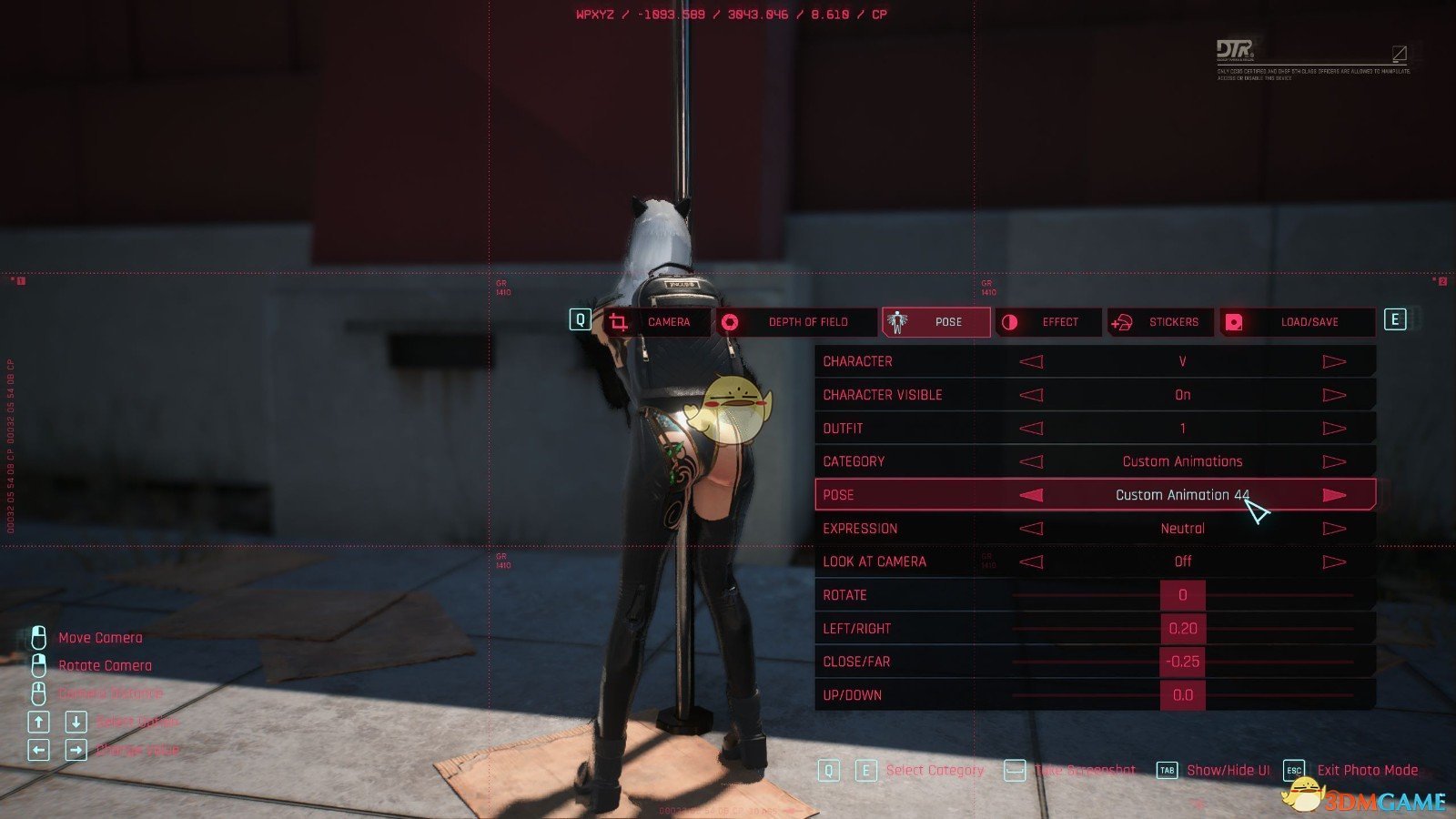 《赛博朋克2077》顽皮动画钢管舞MOD