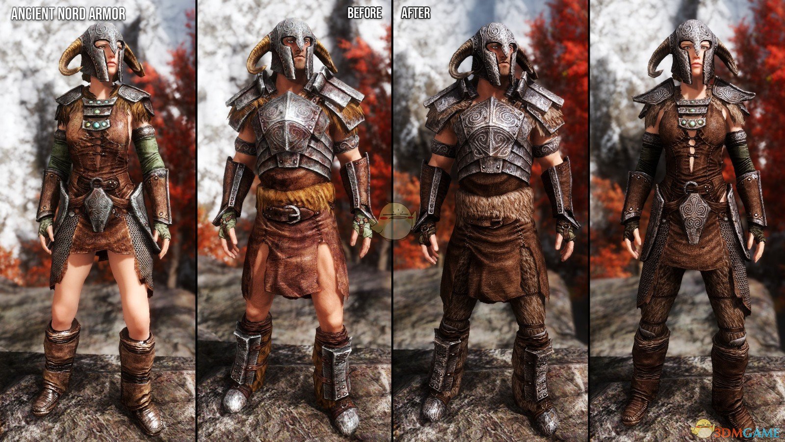 《上古卷轴5：天际重制版》古代北欧盔甲和武器保留SEMOD