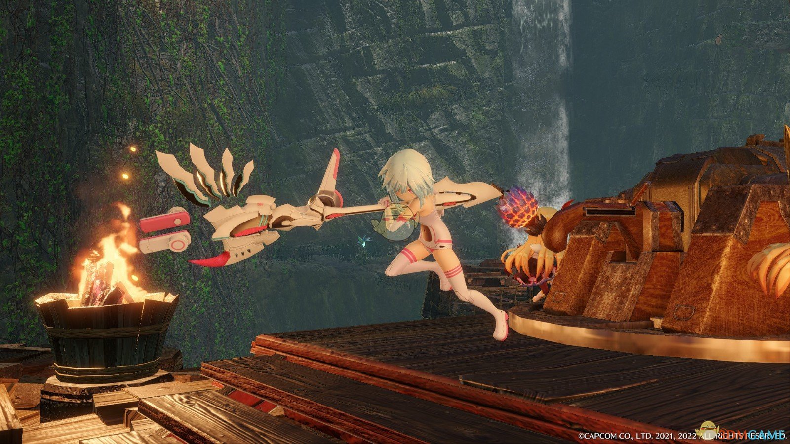 《怪物猎人：崛起》海王星群白妹妹MOD