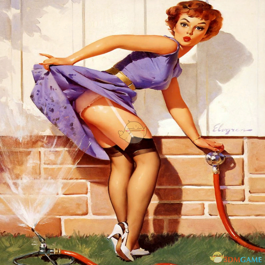 《辐射4》哔哔小子40年代画册美女背景MOD