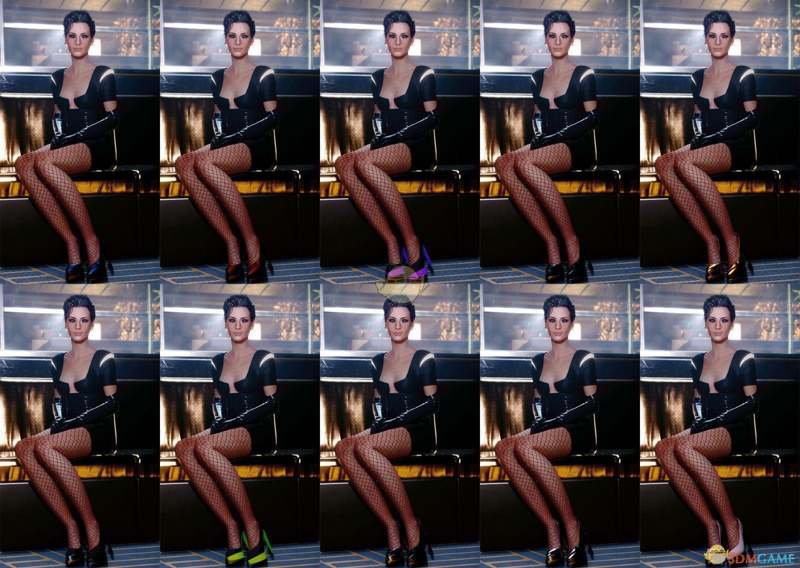 《赛博朋克2077》平台式高跟鞋MOD