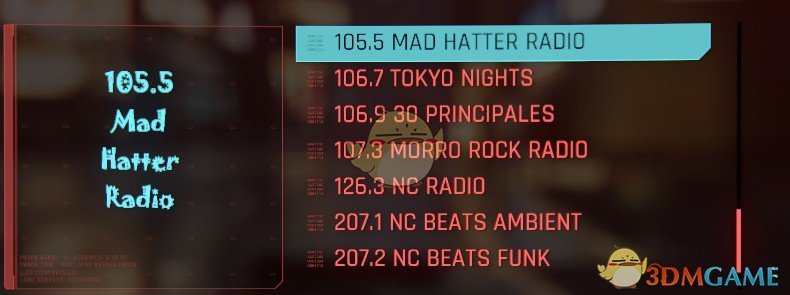 《赛博朋克2077》105.5疯帽子电台MOD