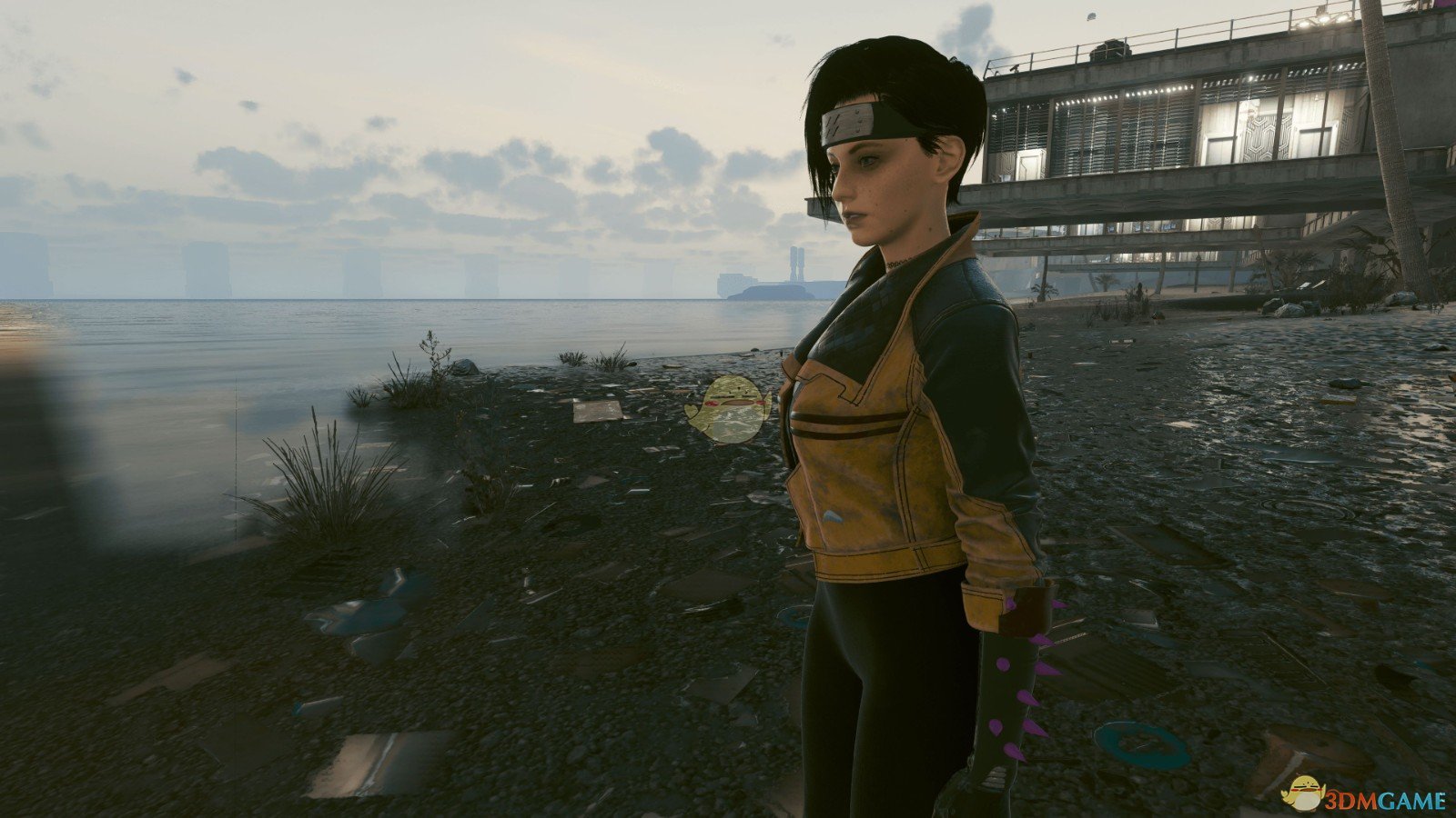 《赛博朋克2077》火影忍者护额MOD