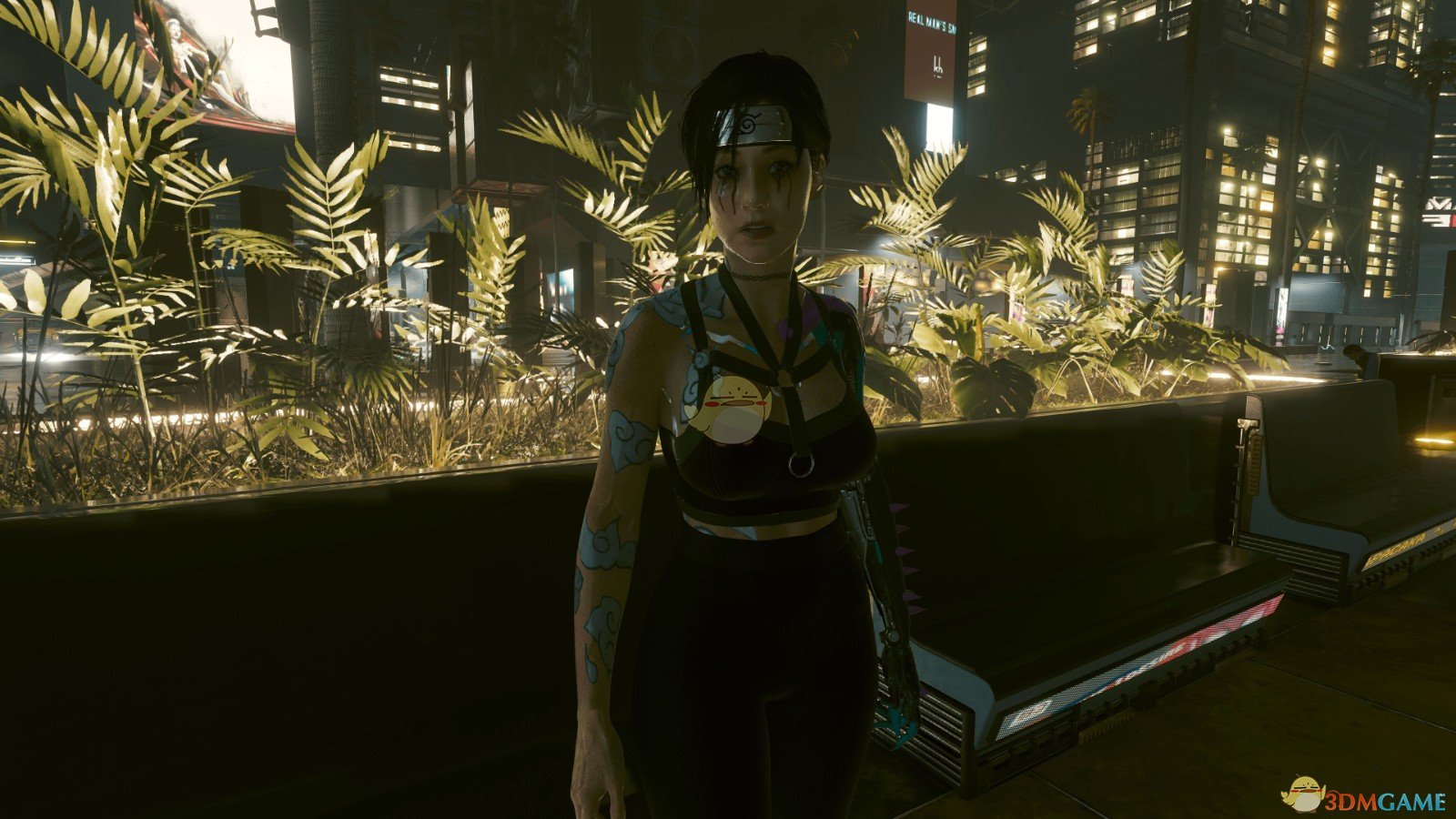 《赛博朋克2077》火影忍者护额MOD