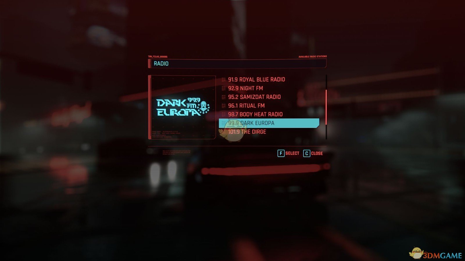 《赛博朋克2077》深色欧洲-RadioEXTMOD
