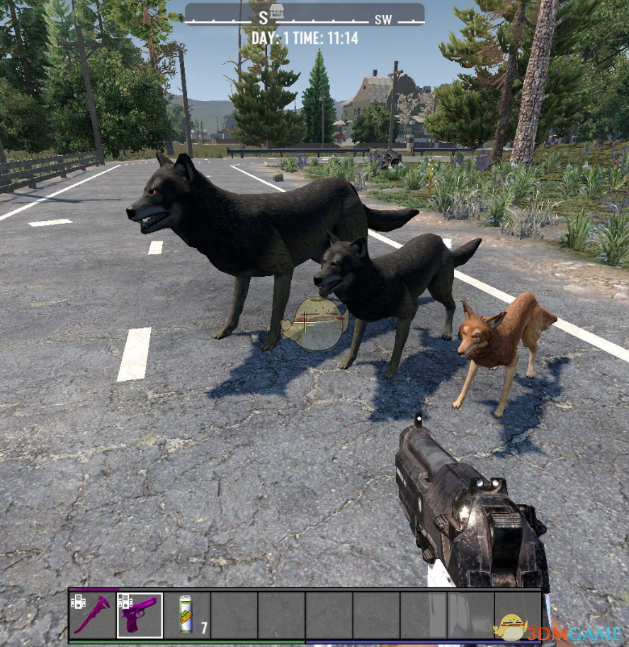 《七日杀》狼受伤死亡无声音MOD