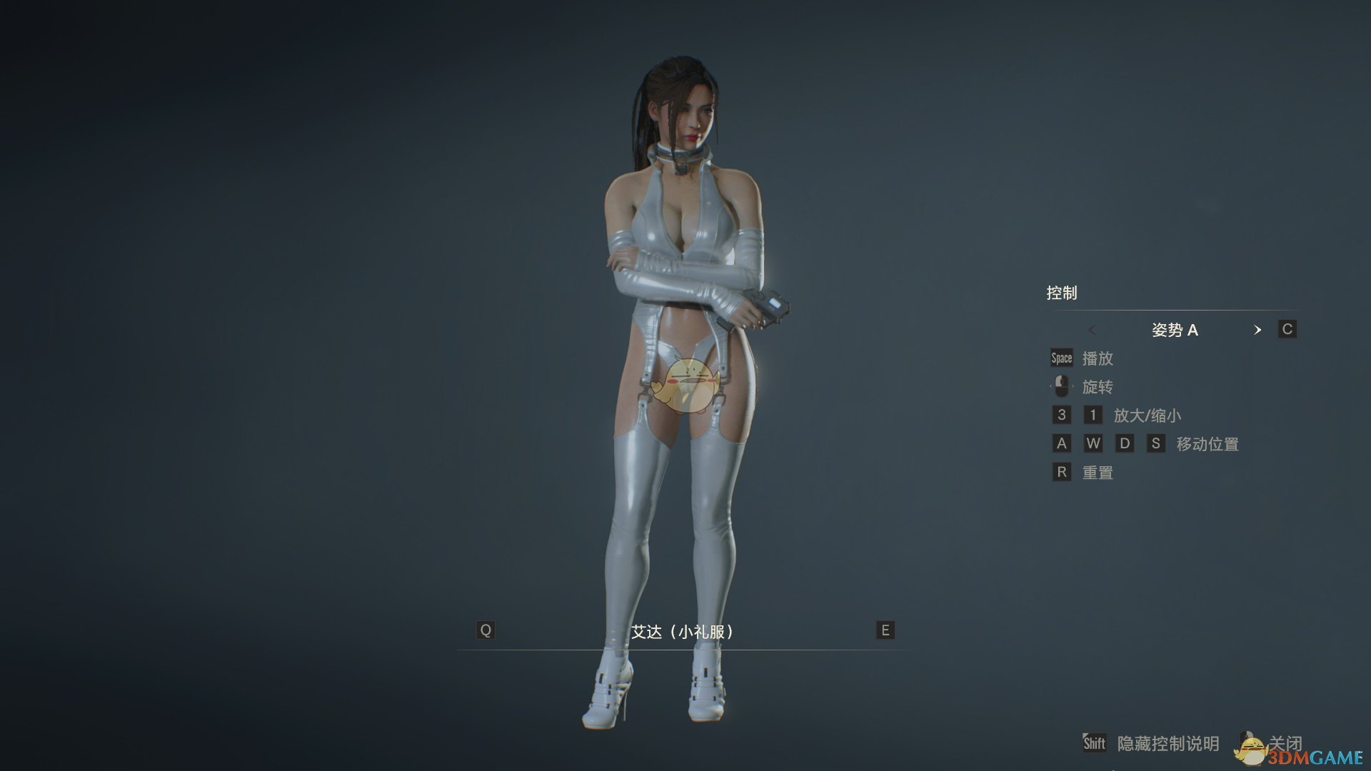《生化危机2：重制版》艾达he克莱尔银色潜行比基尼服MOD