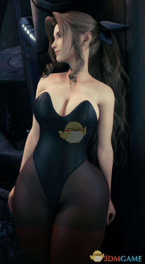 《最终幻想7：重制版》可爱的兔女郎爱丽丝中胸插件MOD