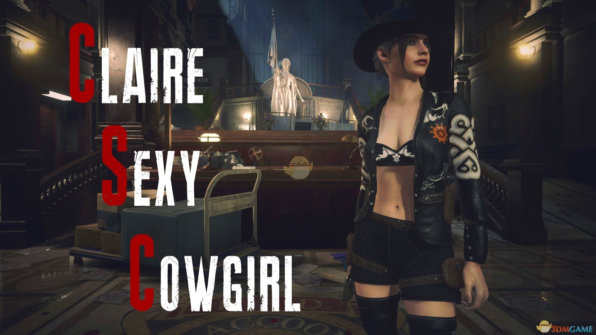 《生化危机2：重制版》克莱尔 性感女牛仔MOD