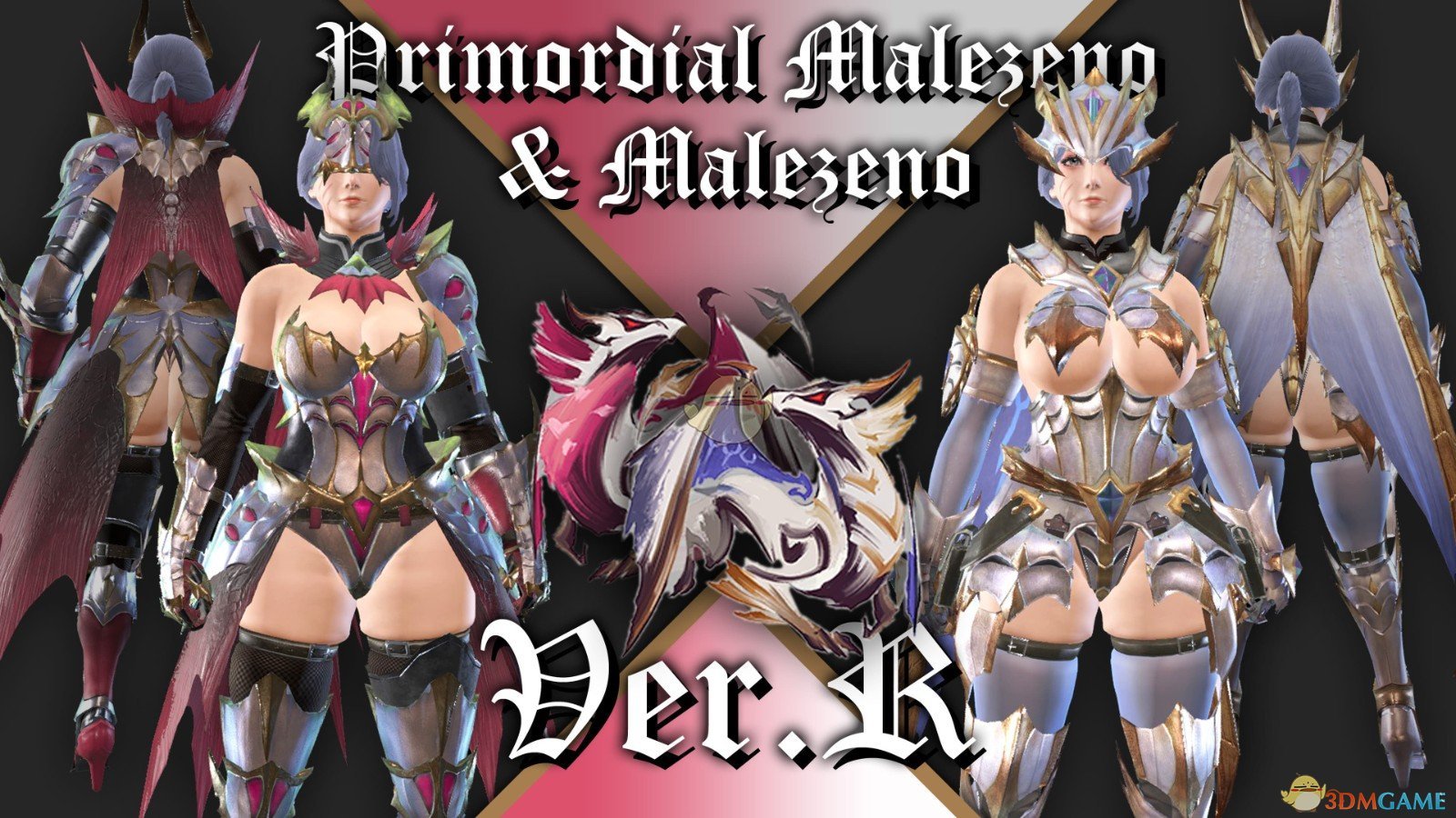 《怪物猎人：崛起》爵银龙，原初装备清凉化外观MOD