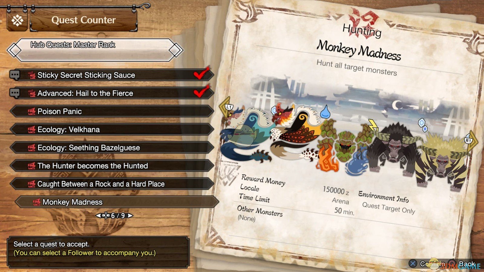 《怪物猎人：崛起》无奖励的定制任务MOD