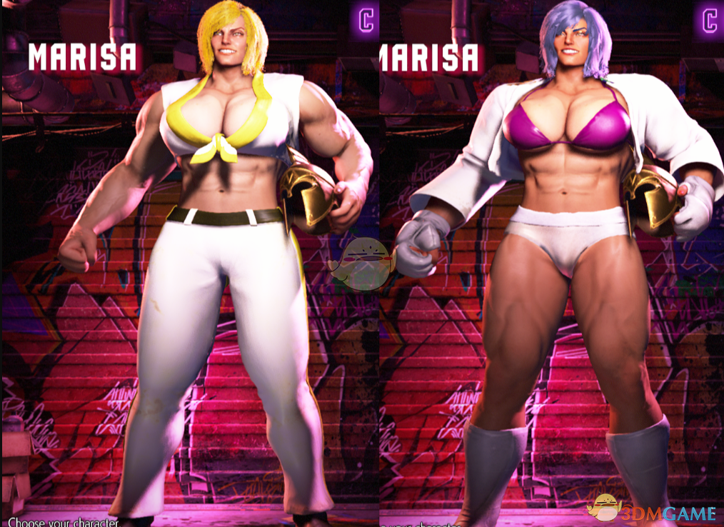 《街头霸王6》穿松田劳拉衣服的玛丽莎合集MOD