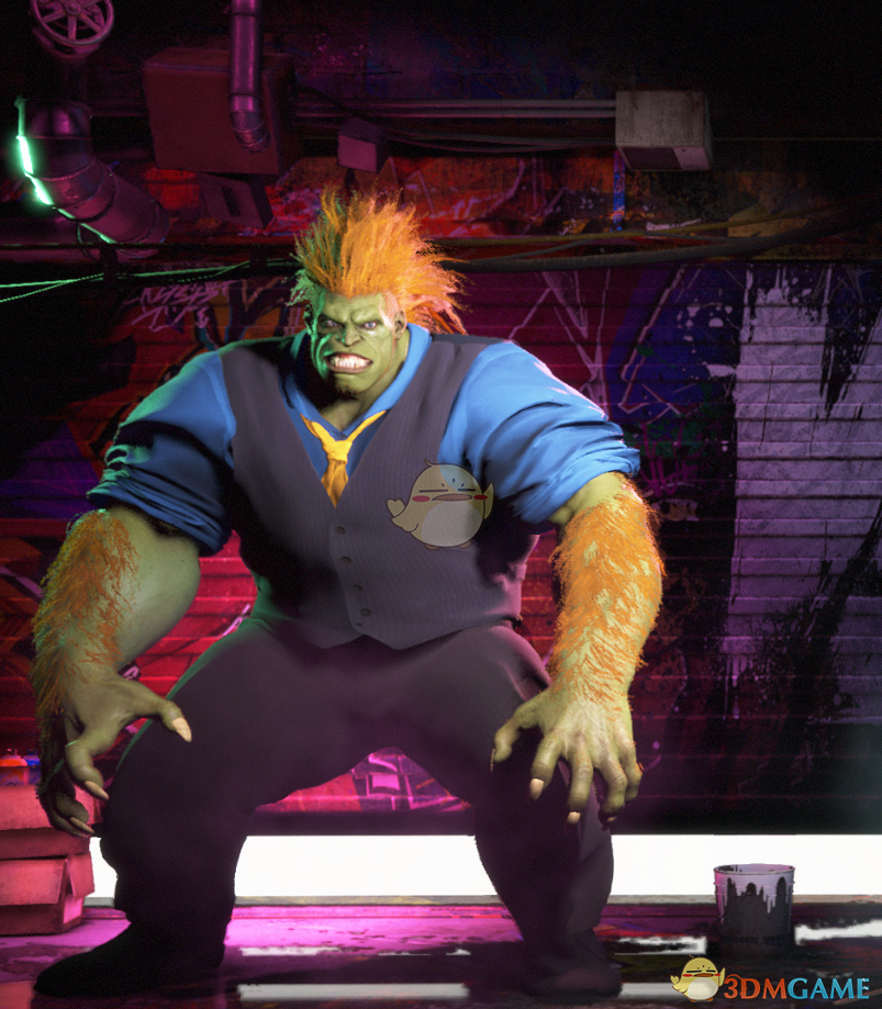 《街头霸王6》布兰卡的黑色西服MOD