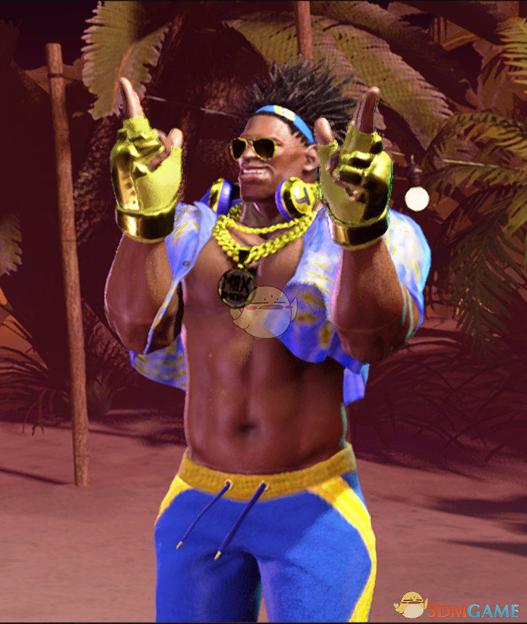 《街头霸王6》迪杰改变服装默认颜色MOD