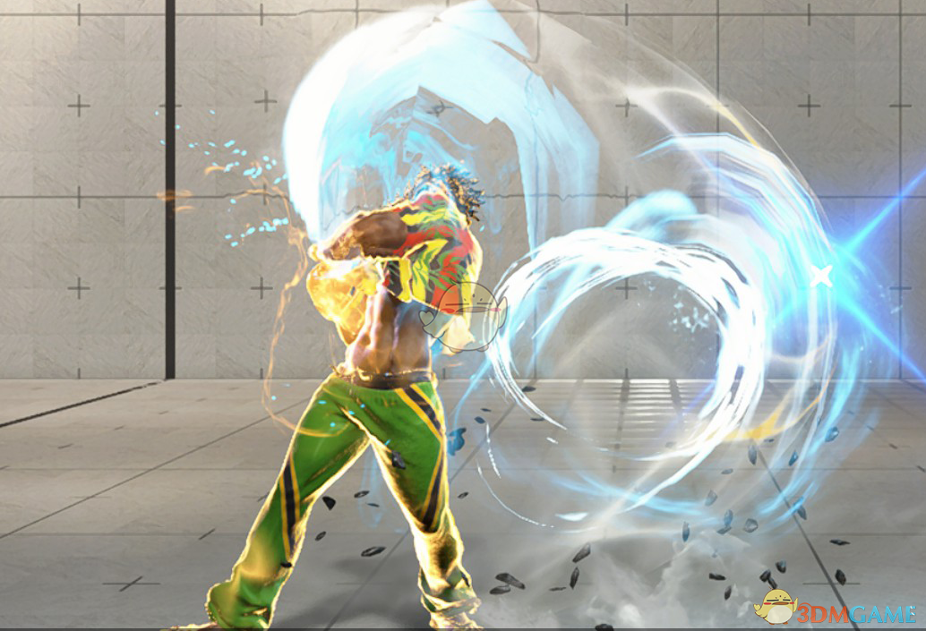 《街头霸王6》迪杰的湛蓝色技能视觉效果MOD