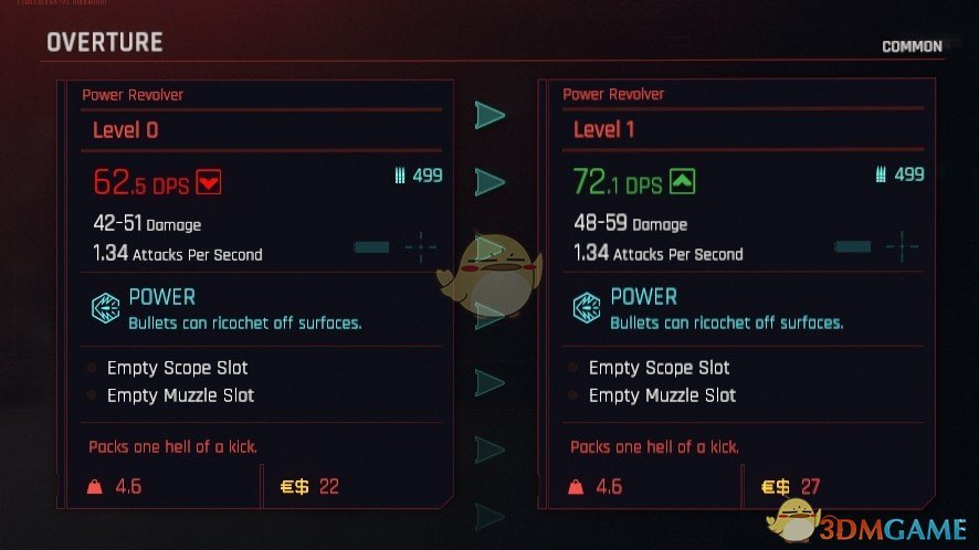 《赛博朋克2077》显示制作和升级的物品等级MOD