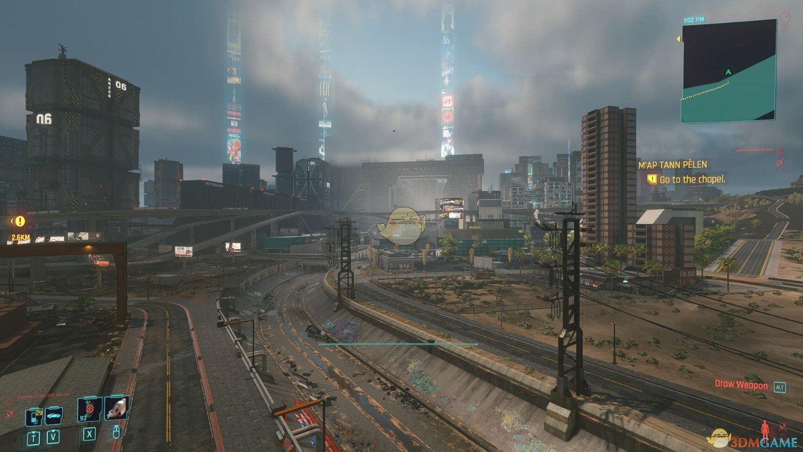 《赛博朋克2077》YAELM-曝光天气和更多-更明亮的版本MOD