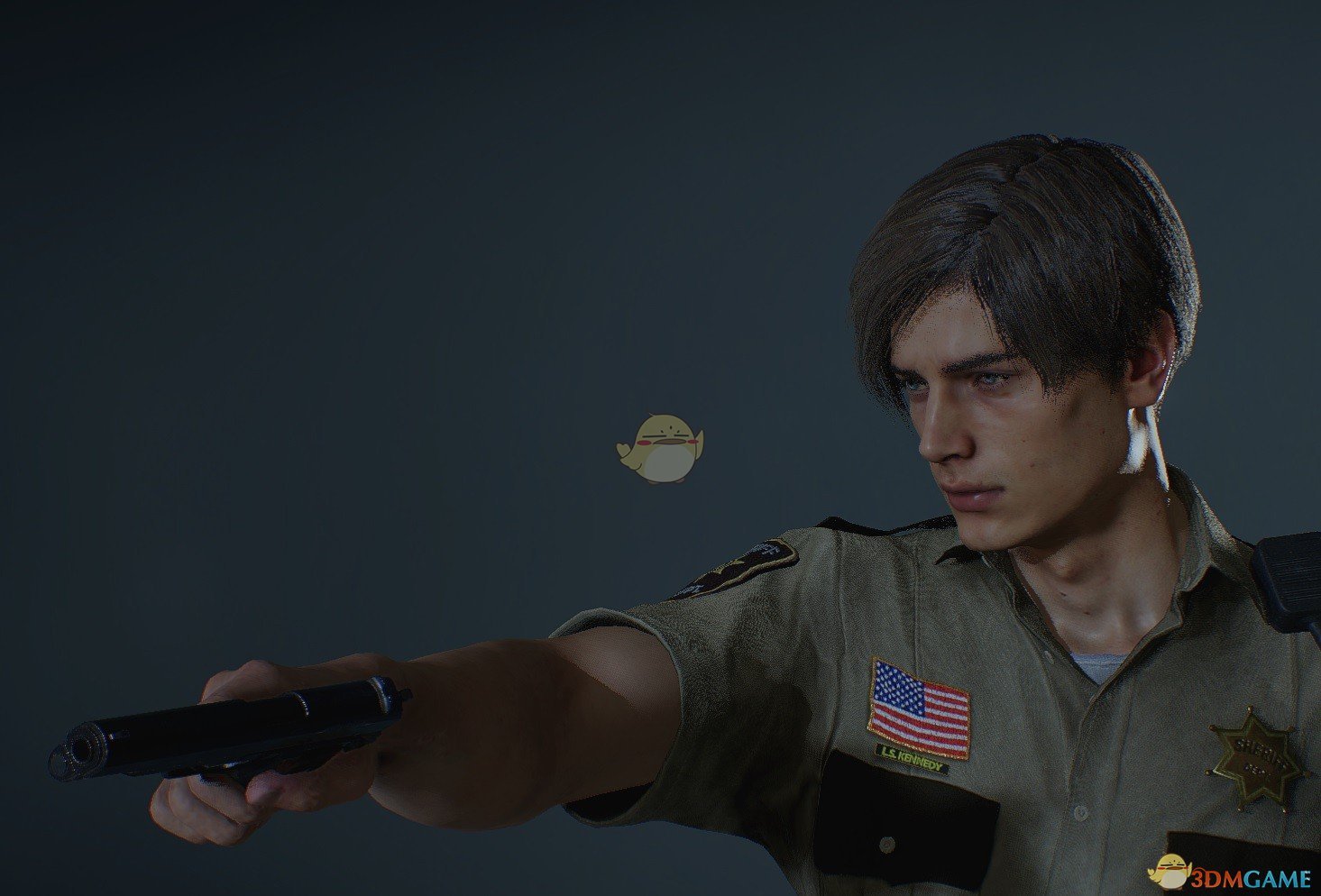 《生化危机2：重制版》里昂阿克雷警长没有帽子两种发型MODMOD