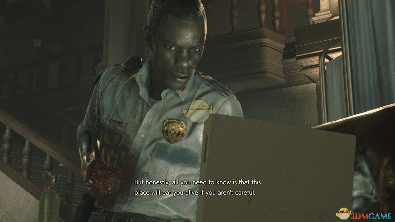 《生化危机2：重制版》马文博拉纳警长更深色的皮肤MOD